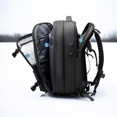 AirBag Stealth Mode - Vaccum Bagpack - Expandable Backpack By PackPractical