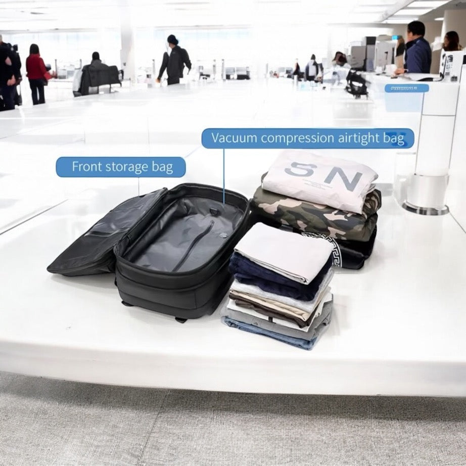 AirBag Stealth Mode - Vaccum Bagpack - Expandable Backpack By PackPractical