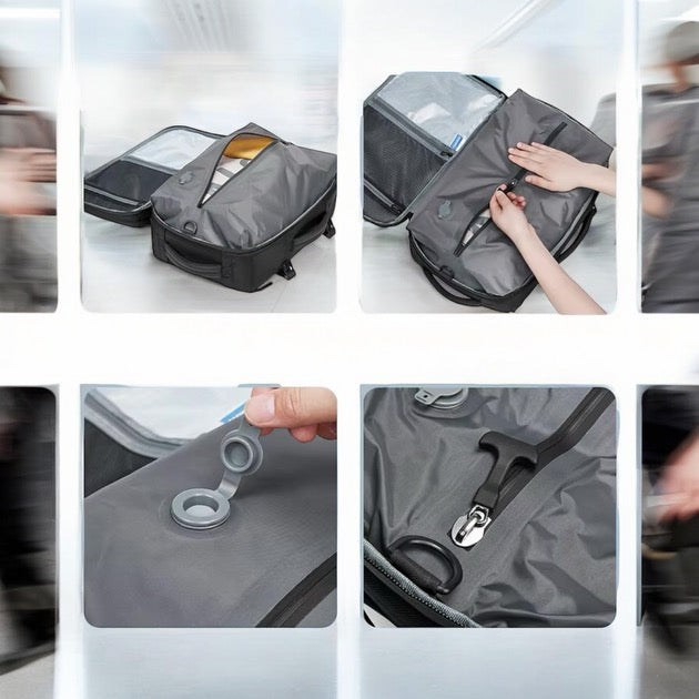 AirBag Stealth Mode - Vaccum Bagpack - Expandable Backpack By PackPractical